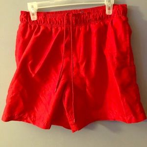 Red Men’s’ Swim Shorts, never worn, SZ:L